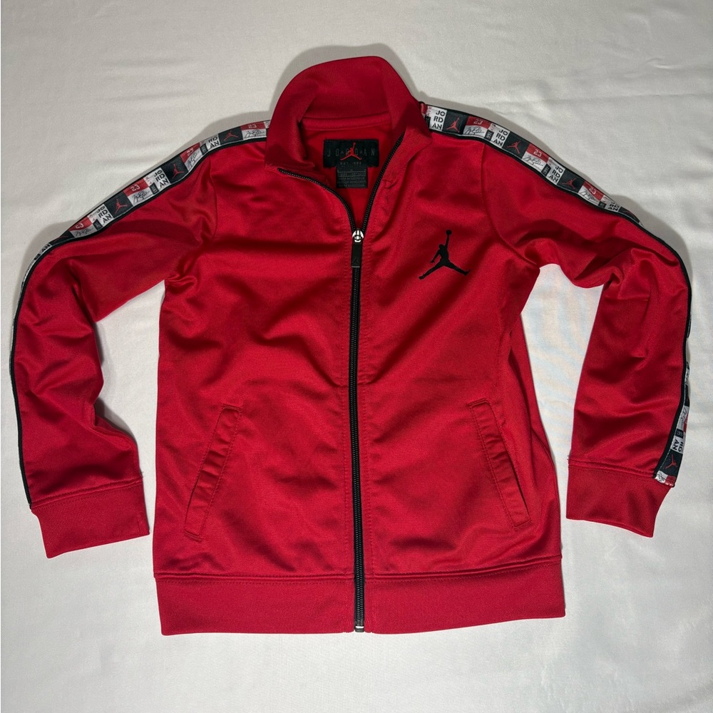 Jordan Jumpman Boys Zip Up Excellent Condition Size 5-6 Air Jordan Sleeve